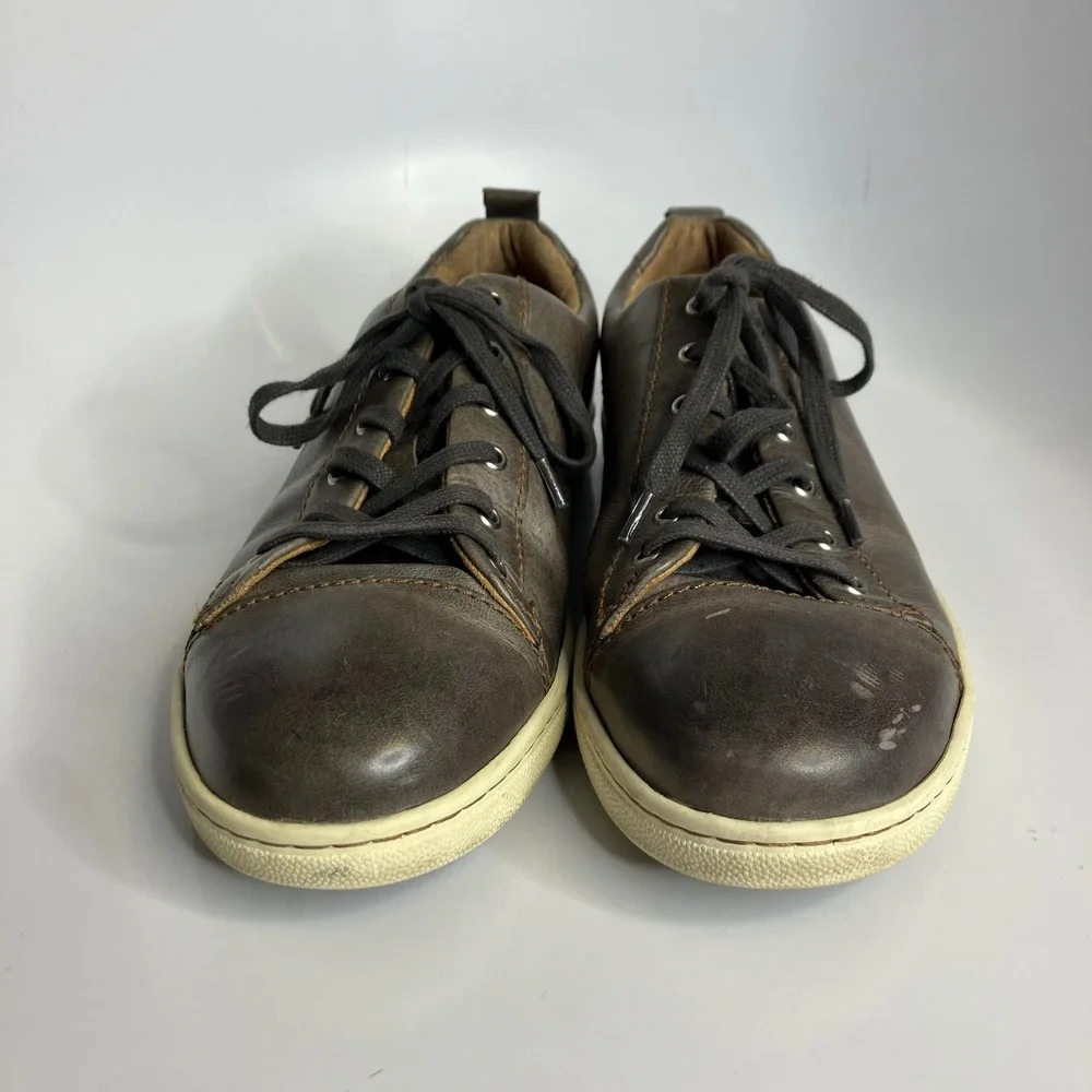 Born Allegheny gray leather lace up shoes sneakers mens size 8.5 business casual